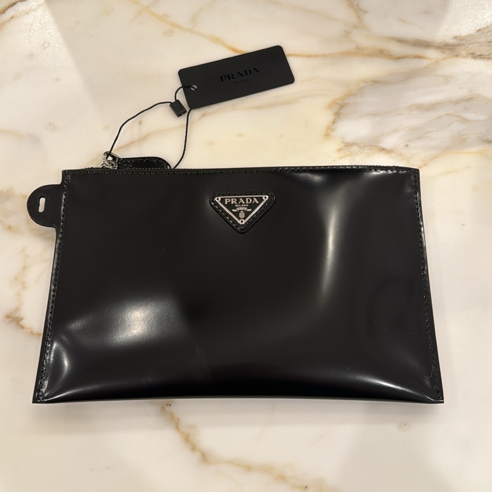 NWT Prada Sequined Logo Print Mesh Tote Bag - Picture 13 of 15